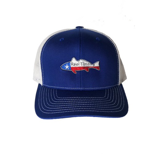 Texas Reel Time Hat- Blue